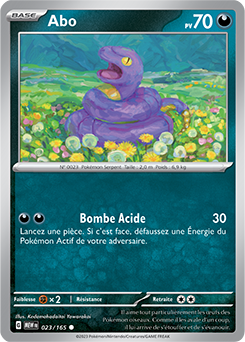 Carte Pokémon Abo 23/165 de la série 151 en vente au meilleur prix