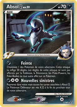 Carte Pokémon Absol 1/147 de la série Vainqueurs Suprêmes en vente au meilleur prix