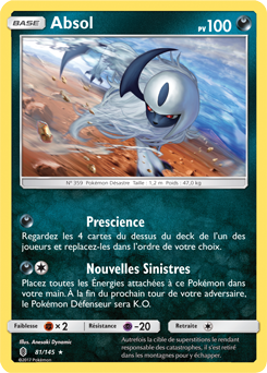 Carte Pokémon Absol 81/145 de la série Gardiens Ascendants en vente au meilleur prix