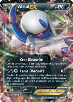 Carte Pokémon Promo Absol EX XY62 de la série Promos XY