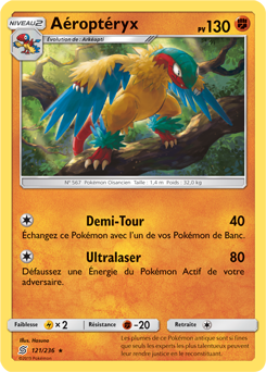 Carte Pokémon Aéroptéryx 121/236 de la série Harmonie des Esprits en vente au meilleur prix