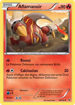 Carte Pokémon Aflamanoir 18/101 de la série Nobles Victoires en vente au meilleur prix