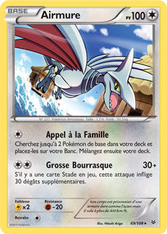 Carte Pokémon Airmure 69/108 de la série Ciel Rugissant en vente au meilleur prix