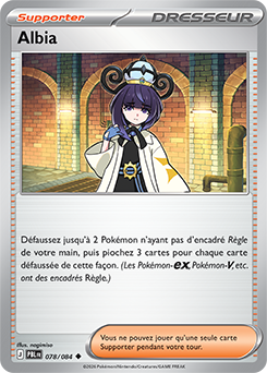 Carte Pokémon Albia 78/84 de la série Nuit Noire en vente au meilleur prix