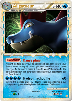 Carte Pokémon Aligatueur 108/123 de la série HeartGold SoulSilver en vente au meilleur prix