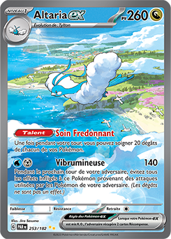 Carte Pokémon Altaria ex 253/182 de la série Faille Paradoxe en vente au meilleur prix
