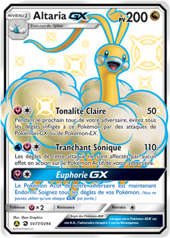 Carte Pokémon Altaria GX SV77/SV94 de la série Destinées Occultes en vente au meilleur prix