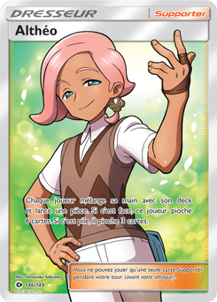 Carte Pokémon Althéo 146/149 de la série Soleil & Lune en vente au meilleur prix