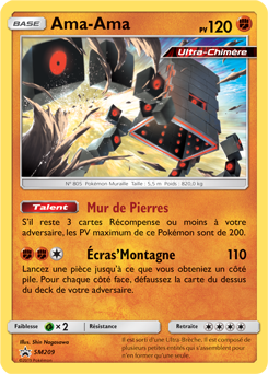 Carte Pokémon Promo Ama-Ama SM209 de la série Promos Soleil et Lune