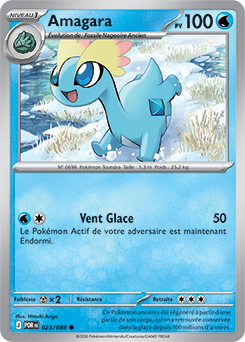 Carte Pokémon Communes Amagara 23/88 de la série Équilibre Parfait