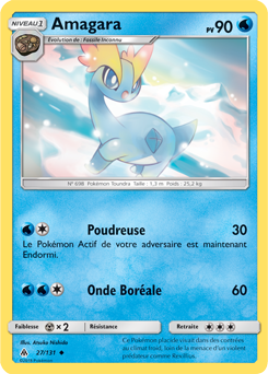 Carte Pokémon Amagara 27/131 de la série Lumière Interdite en vente au meilleur prix