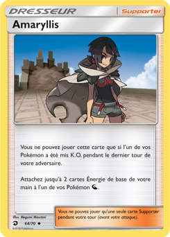 Carte Pokémon Peu commune Amaryllis 64/70 de la série Majesté des Dragons