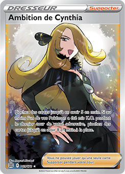 Carte Pokémon Ambition de Cynthia 169/172 de la série Stars Étincelantes en vente au meilleur prix