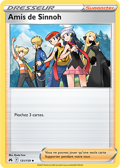 Carte Pokémon Amis de Sinnoh 131/159 de la série Zénith Suprême en vente au meilleur prix