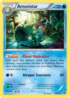 Carte Pokémon Amonistar 18/124 de la série Impact des Destins en vente au meilleur prix