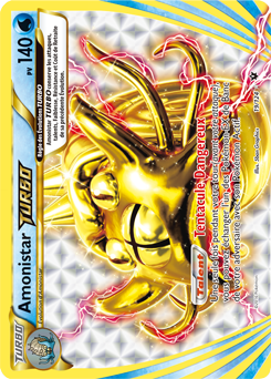 Carte Pokémon Turbo Amonistar TURBO 19/124 de la série Impact des Destins