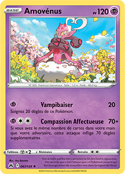 Carte Pokémon Amovénus 067/159 de la série Zénith Suprême en vente au meilleur prix