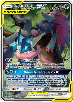Carte Pokémon Pokémon Full Art Amphinobi Zoroark GX 201/214 de la série Alliance Infallible