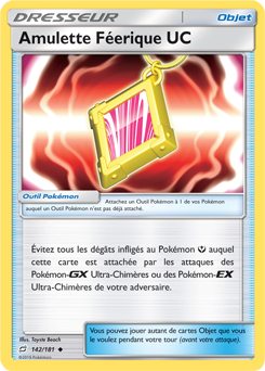 Carte Pokémon Amulette Féerique UC 142/181 de la série Duo de Choc en vente au meilleur prix