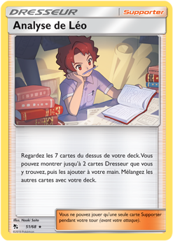 Carte Pokémon Analyse de Léo 51/68 de la série Destinées Occultes en vente au meilleur prix