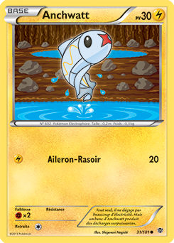 Carte Pokémon Commune Anchwatt 31/101 de la série Explosion Plasma