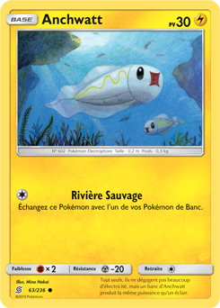 Carte Pokémon Commune Anchwatt 63/236 de la série Harmonie des Esprits