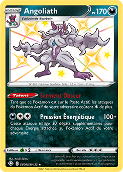 Carte Pokémon Angoliath SV085/SV122 de la série Destinées Radieuses en vente au meilleur prix