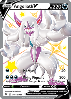Carte Pokémon Angoliath V SV116/SV122 de la série Destinées Radieuses en vente au meilleur prix