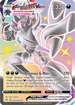 Carte Pokémon Angoliath VMAX SV117/SV122 de la série Destinées Radieuses en vente au meilleur prix