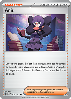 Carte Pokémon Peu commune Anis 174/182 de la série Faille Paradoxe
