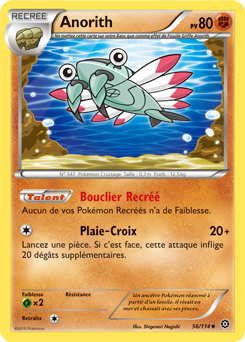 Carte Pokémon Anorith 56/114 de la série Offensive Vapeur en vente au meilleur prix