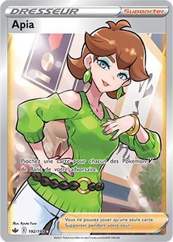 Carte Pokémon Apia 192/198 de la série Règne de Glace en vente au meilleur prix