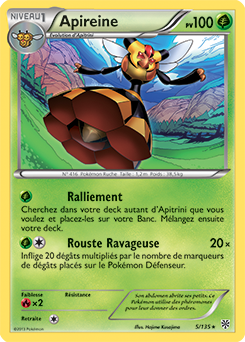 Carte Pokémon Apireine 5/135 de la série Tempête Plasma en vente au meilleur prix