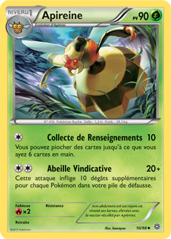 Carte Pokémon Apireine 10/98 de la série Origines Antiques en vente au meilleur prix