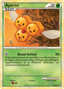 Carte Pokémon Apitrini 44/90 de la série Indomptable en vente au meilleur prix