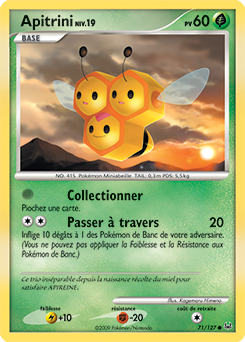 Carte Pokémon Apitrini 71/127 de la série Platine en vente au meilleur prix