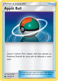 Carte Pokémon Appât Ball 138/168 de la série Tempête Céleste en vente au meilleur prix