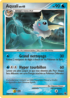 Carte Pokémon Aquali 34/100 de la série Aube Majestueuse en vente au meilleur prix