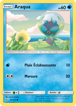 Carte Pokémon Araqua 48/236 de la série Harmonie des Esprits en vente au meilleur prix