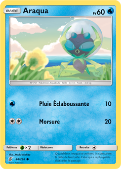 Carte Pokémon Commune Araqua 48/236 de la série Harmonie des Esprits