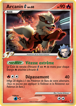 Carte Pokémon Arcanin 15/147 de la série Vainqueurs Suprêmes en vente au meilleur prix