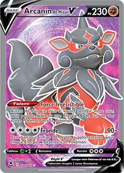Carte Pokémon Arcanin de Hisui V 179/195 de la série Tempête Argentée en vente au meilleur prix
