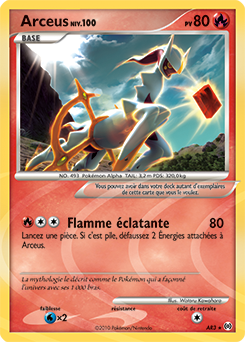 Carte Pokémon Arceus AR3 de la série Arceus en vente au meilleur prix