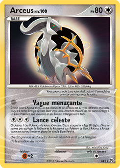 Carte Pokémon Arceus AR5 de la série Arceus en vente au meilleur prix