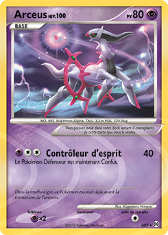 Carte Pokémon Arceus AR7 de la série Arceus en vente au meilleur prix