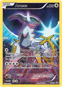 Carte Pokémon Arceus XY116 de la série Promos XY en vente au meilleur prix