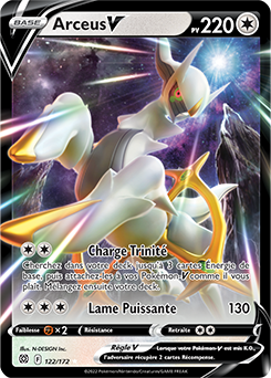 Carte Pokémon Arceus V 122/172 de la série Stars Étincelantes en vente au meilleur prix