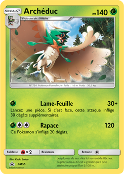 Carte Pokémon Archéduc SM55 de la série Promos Soleil et Lune en vente au meilleur prix