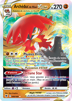 Carte Pokémon Archéduc de Hisui VSTAR 084/189 de la série Astres Radieux en vente au meilleur prix