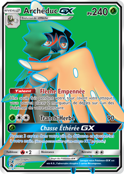 Carte Pokémon Promo Archéduc GX SM37 de la série Promos Soleil et Lune